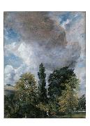 John Constable The Close, Salisbury oil on canvas